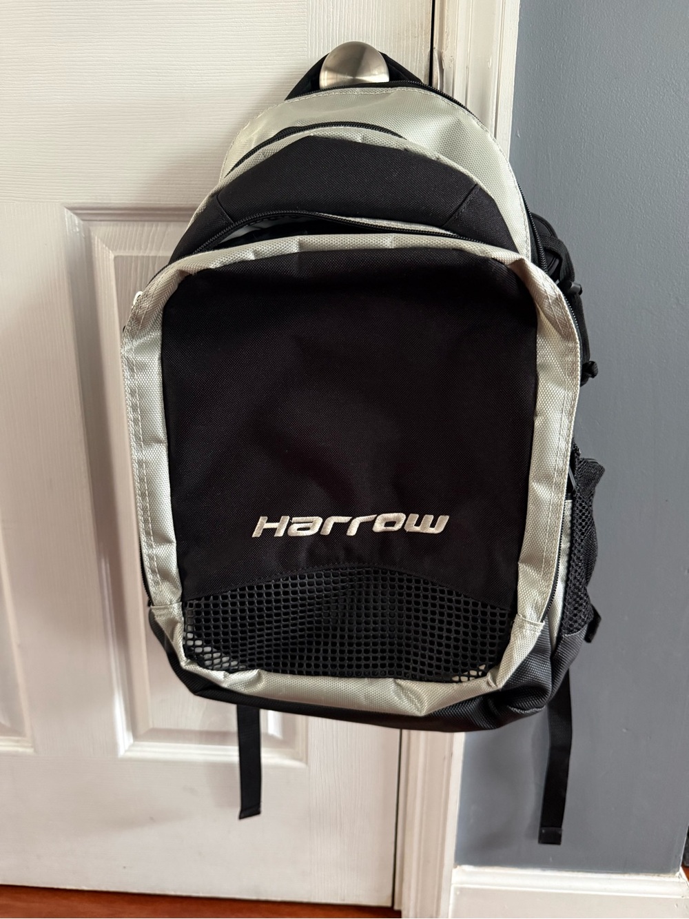 Harrow Black and Silver Field Hockey Backpack